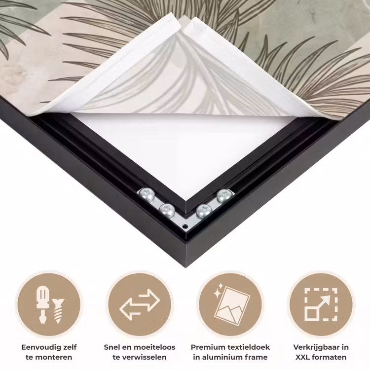 Art Frame - Planten - Bladeren - Marmer - Modern - Groen — 4