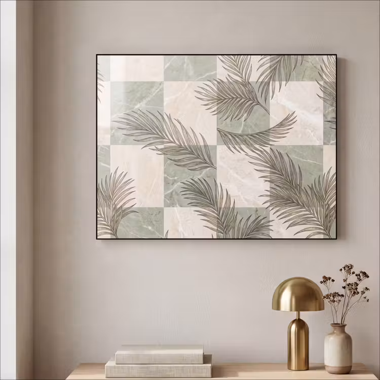 Art Frame - Planten - Bladeren - Marmer - Modern - Groen — 5