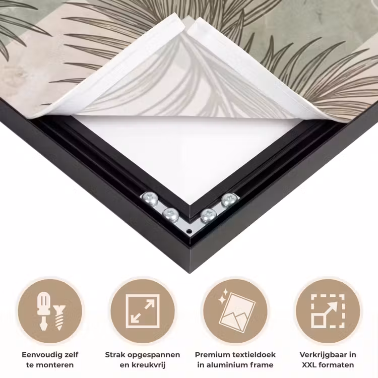 Art Frame - Planten - Bladeren - Marmer - Modern - Groen — 8