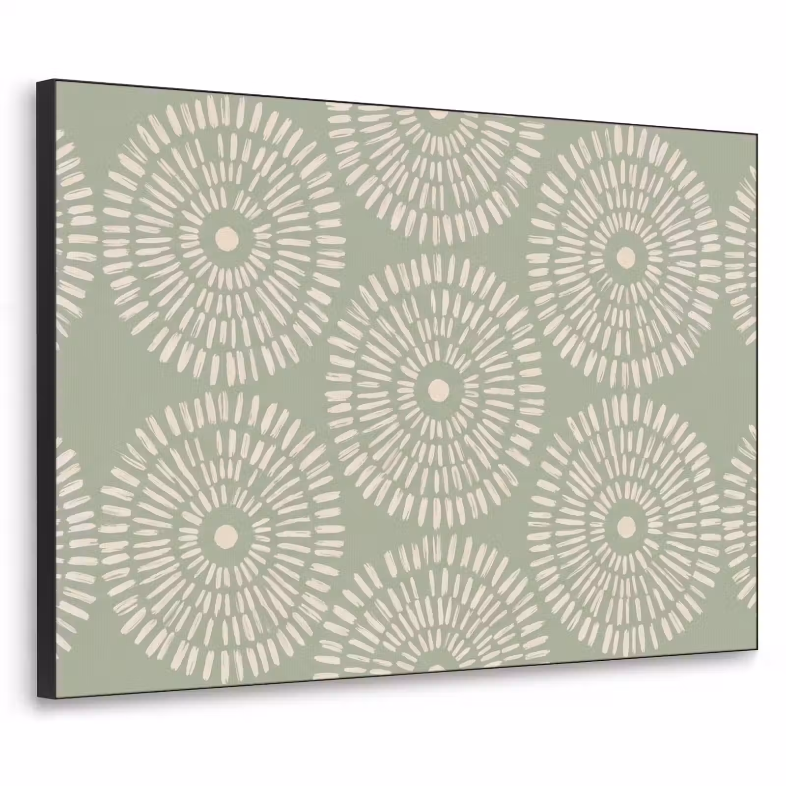 Art Frame - Patroon - Cirkels - Abstract - Modern - Groen — 1