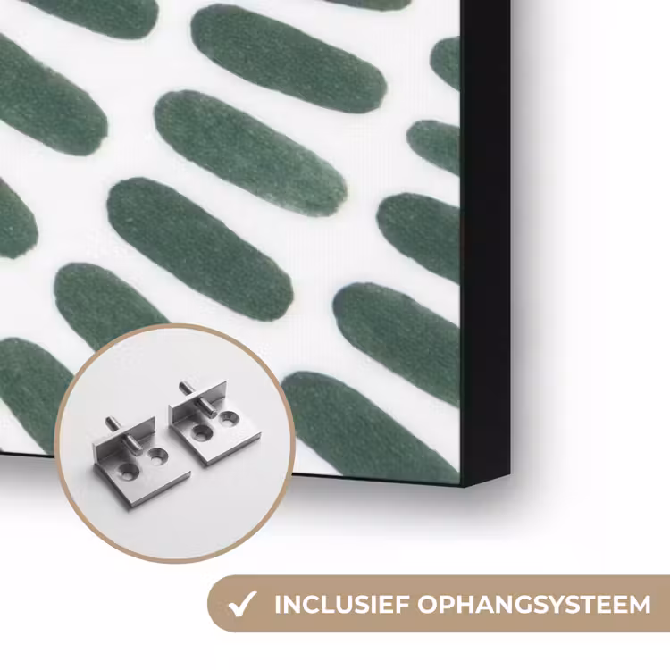Art Frame - Abstract - Cirkel - Patroon - Modern - Groen — 6