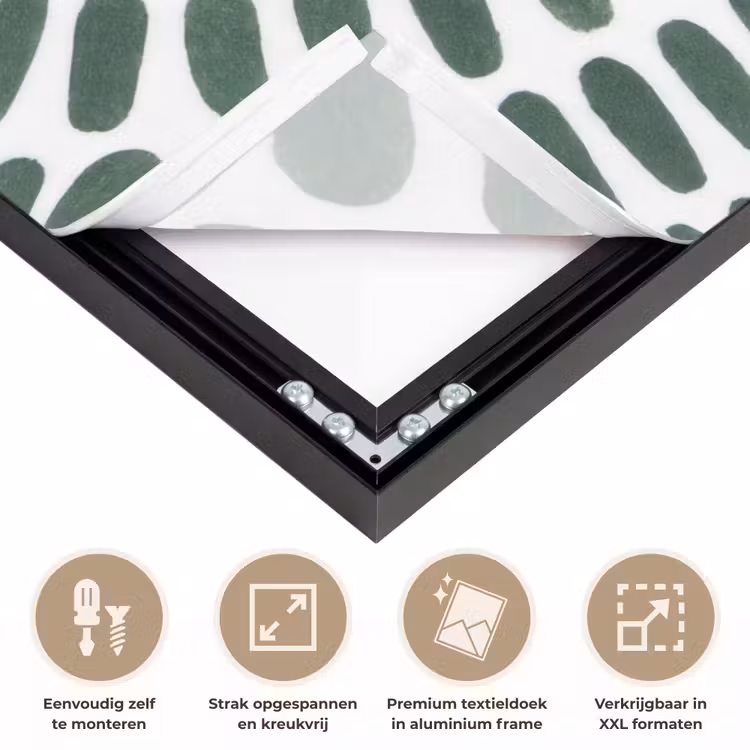 Art Frame - Abstract - Cirkel - Patroon - Modern - Groen — 8
