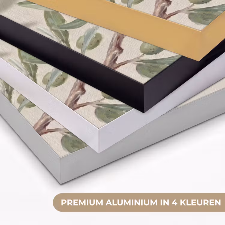 Art Frame - Olijftak - Bladeren - Natuur - Groen - Beige — 2