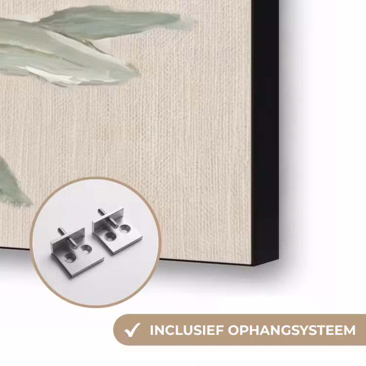 Art Frame - Olijftak - Bladeren - Natuur - Groen - Beige — 6