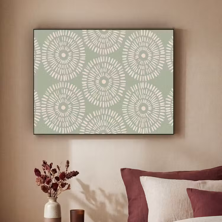Art Frame - Patroon - Cirkels - Abstract - Modern - Groen — 3