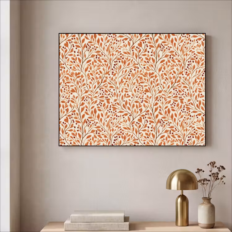 Art Frame - Bladeren - Botanisch - Terracotta — 5