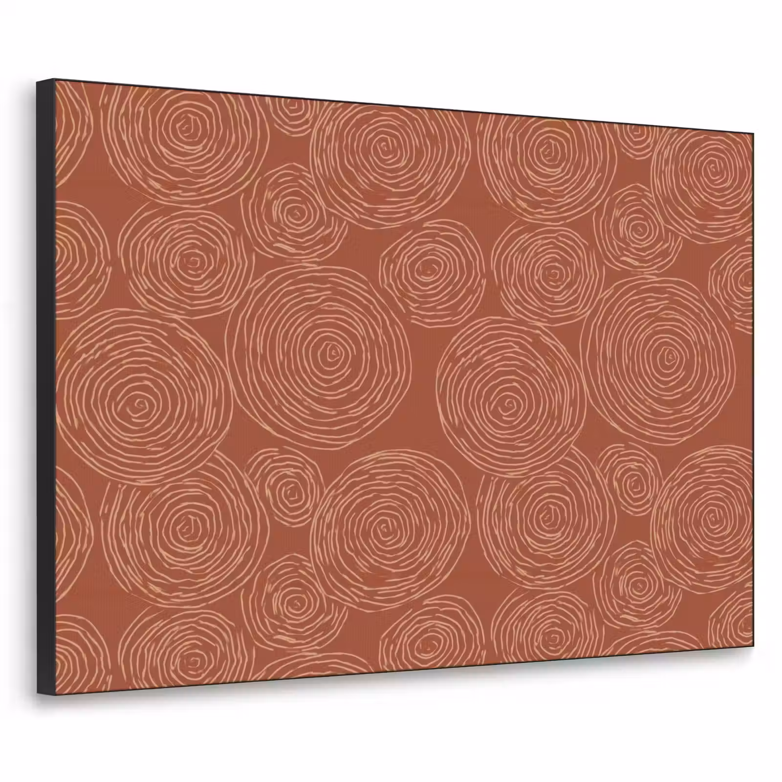 Art Frame - Cirkels - Abstract - Artistiek - Terracotta — 1