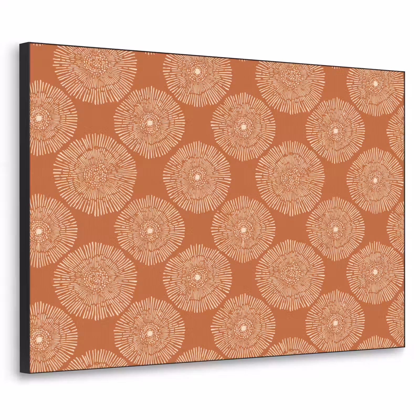 Art Frame - Cirkels - Grafisch - Patroon - Terracotta — 1