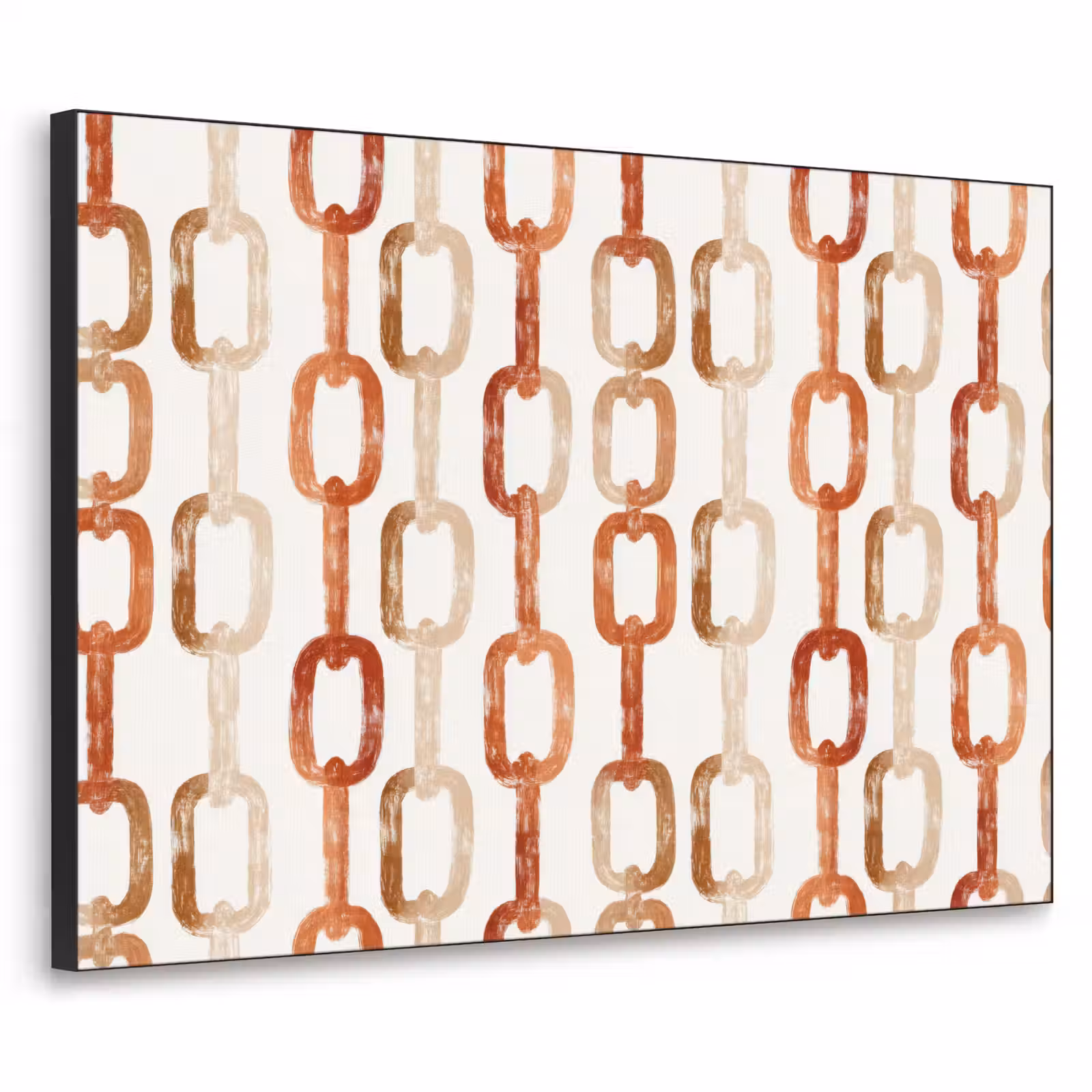 Art Frame - Schakels - Patroon - Aquarel - Terracotta — 1