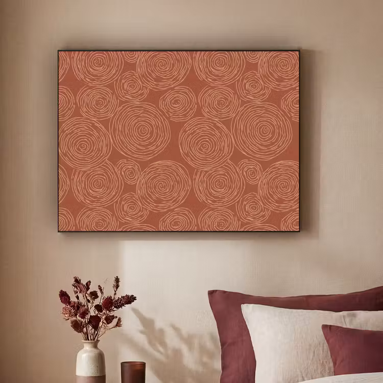 Art Frame - Cirkels - Abstract - Artistiek - Terracotta — 3
