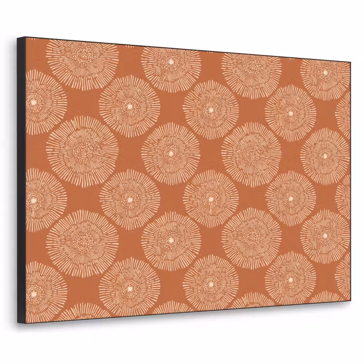 Art Frame - Cirkels - Grafisch - Patroon - Terracotta — 1