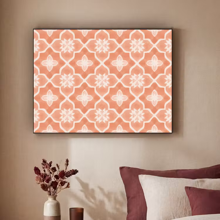 Art Frame - Tegelpatroon - Arabesk - Vintage - Terracotta — 3