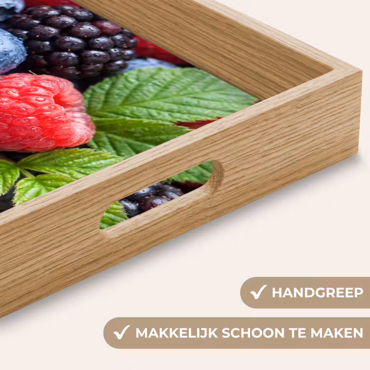 Dienblad - Bessen - Vers - Waterdruppels - Kleurrijk - Eten — 5