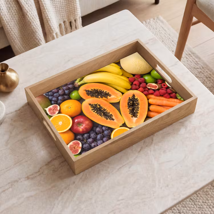 Dienblad - Eten - Fruit - Groenten - Vers - Kleurrijk — 2