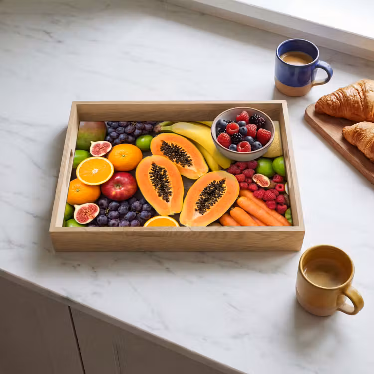 Dienblad - Eten - Fruit - Groenten - Vers - Kleurrijk — 4