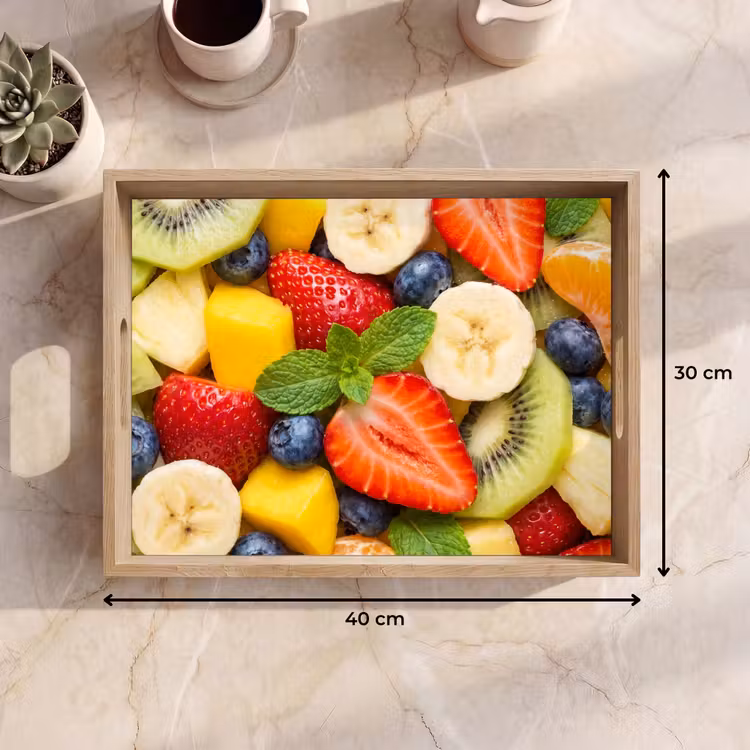 Dienblad - Fruit - Plakjes - Eten - Kleurrijk — 9