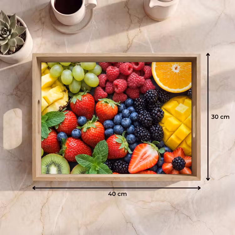 Dienblad - Fruit - Vers - Kleurrijk - Eten — 9