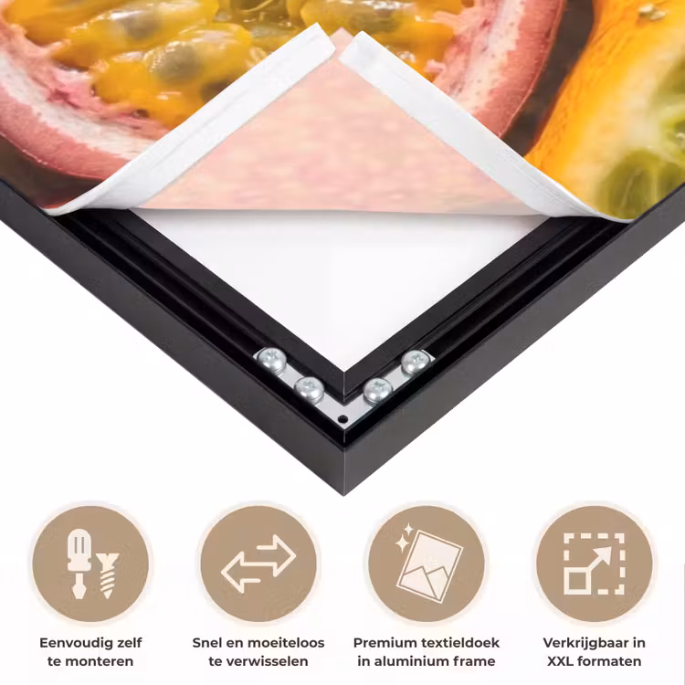 Art Frame - Fruit - Geopend - Tropisch - Eten - Kleurrijk — 4