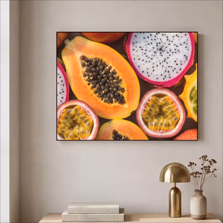 Art Frame - Fruit - Geopend - Tropisch - Eten - Kleurrijk — 5