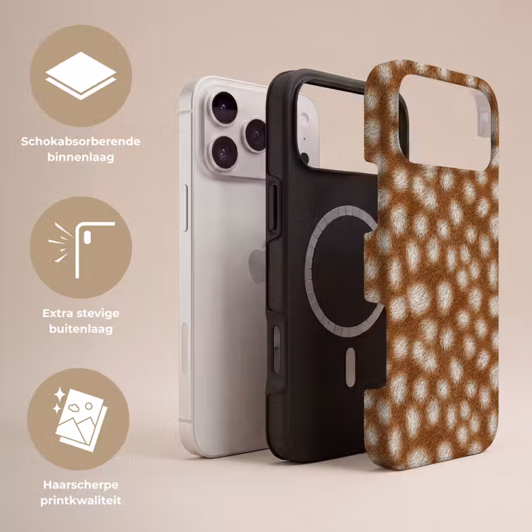 Telefoonhoesje Toughcase - Hert - Bruin - Vacht — 3