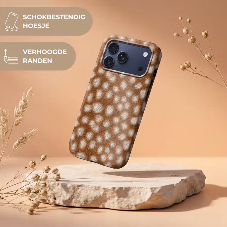 Telefoonhoesje Toughcase - Hert - Bruin - Vacht — 5