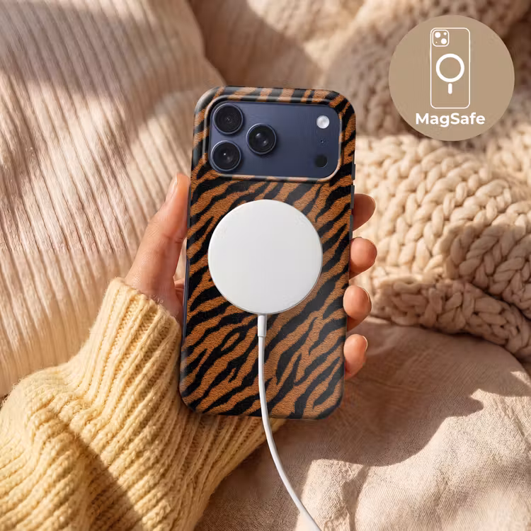 Telefoonhoesje Toughcase - Tijger - Zwart - Vacht — 8
