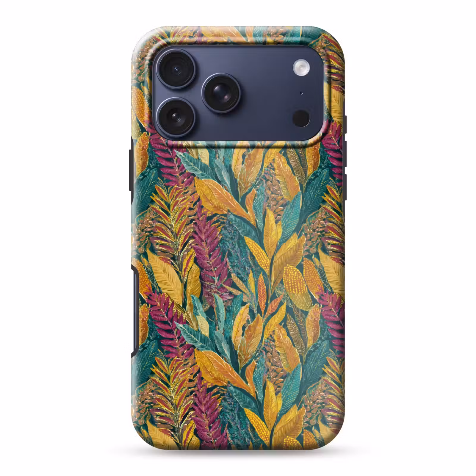 Telefoonhoesje Toughcase - Tropische - Botanisch - Patroon - Kleurrijk - Exotisch — 1