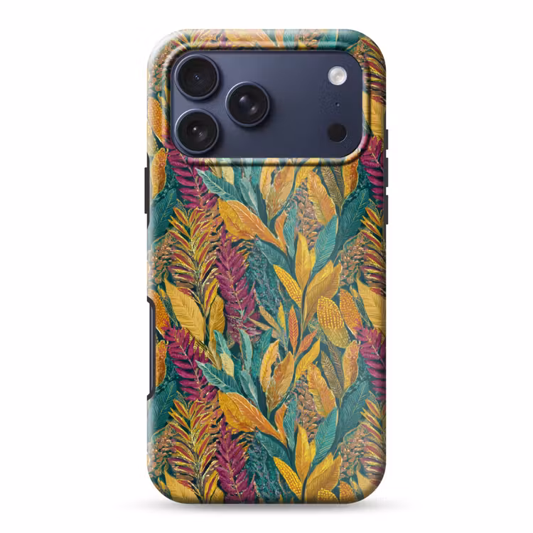 Telefoonhoesje Toughcase - Tropische - Botanisch - Patroon - Kleurrijk - Exotisch — 1