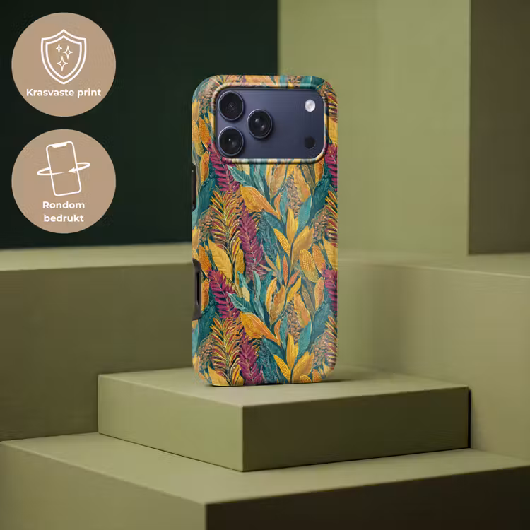 Telefoonhoesje Toughcase - Tropische - Botanisch - Patroon - Kleurrijk - Exotisch — 7
