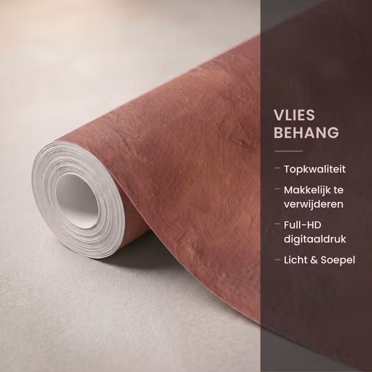 Behang - Stucwerk - Textuur - Terracotta — 3