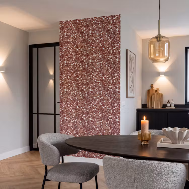 Behang - Rode Terrazzo — 5