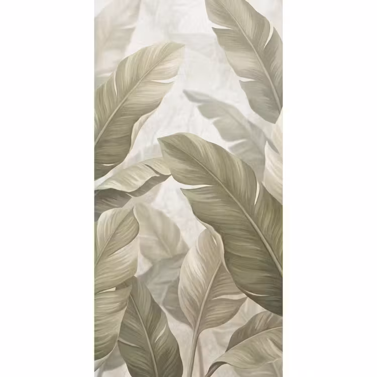 Behang - Bladeren - Tropisch - Natuur - Abstract - Beige — 2