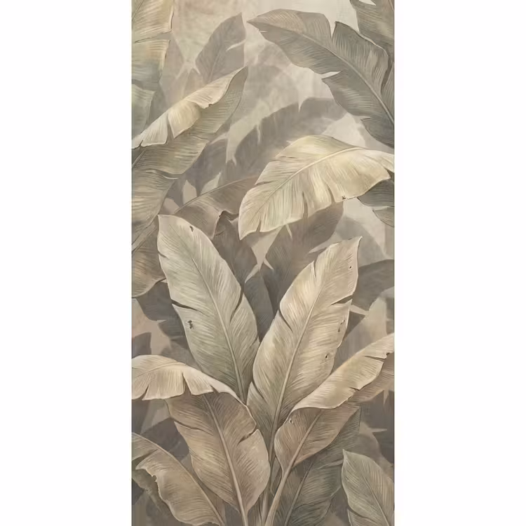Behang - Bladeren - Tropisch - Natuur - Modern - Beige — 2