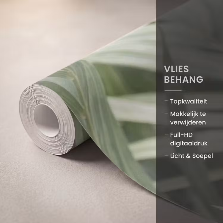 Behang - Plant - Palmbladeren - Natuur - Groen — 3