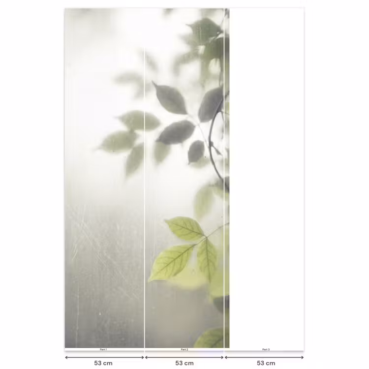 Behang - Blad - Schaduw - Natuur - Abstract - Groen — 6
