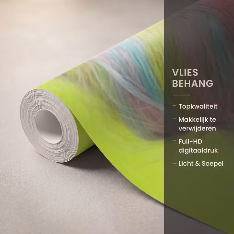 Behang - Vrouw - Kleurrijk haar - Pop art - Modern - Levendig β 3