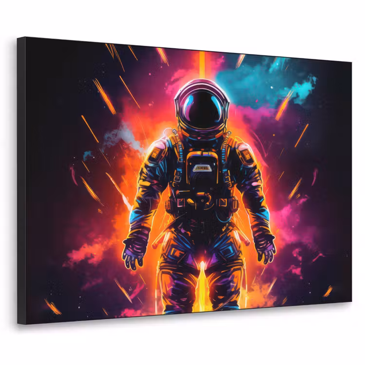 Art Frame - Astronaut - Neon - Gaming - Ruimte — 1
