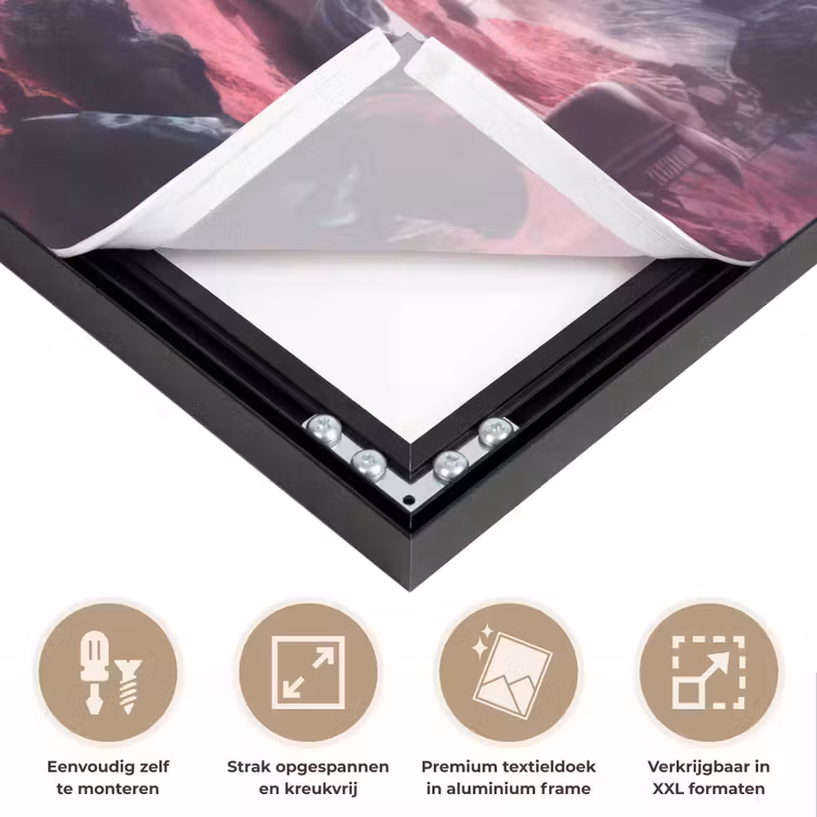 Art Frame - Astronaut - Ruimte - Planeten - Wolken — 8