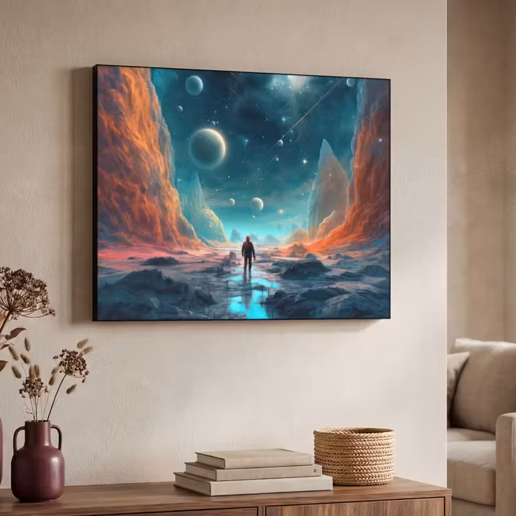 Art Frame - Bergen - Ruimte - Planeten - Astronaut — 7