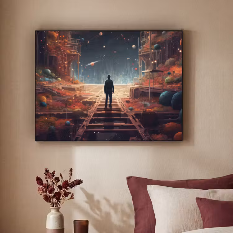 Art Frame - Buitenaards - Astronaut - Planeten - Ruimte — 3