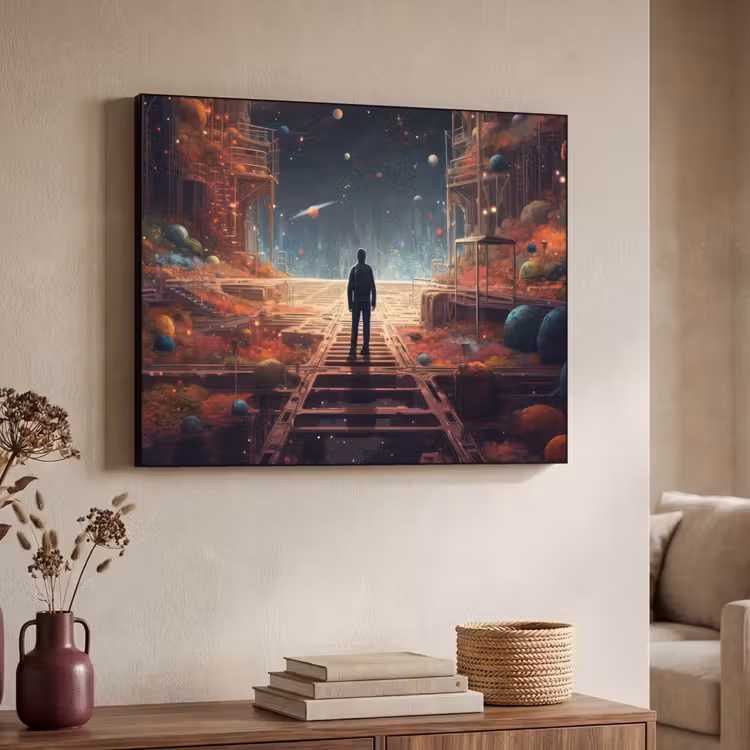 Art Frame - Buitenaards - Astronaut - Planeten - Ruimte — 7