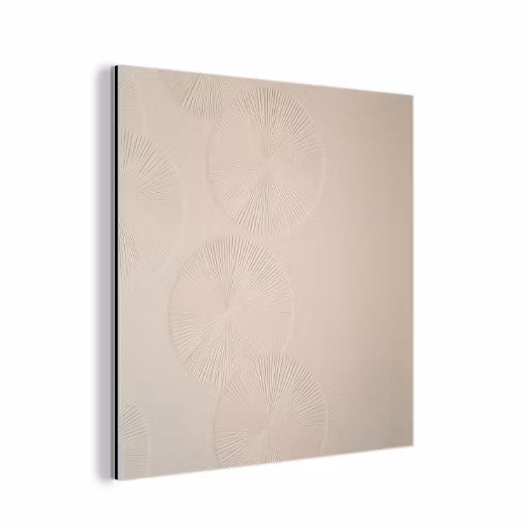 Aluminium schilderij - Japandi - Beige - Modern — 1