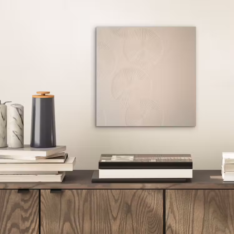 Aluminium schilderij - Japandi - Beige - Modern — 2