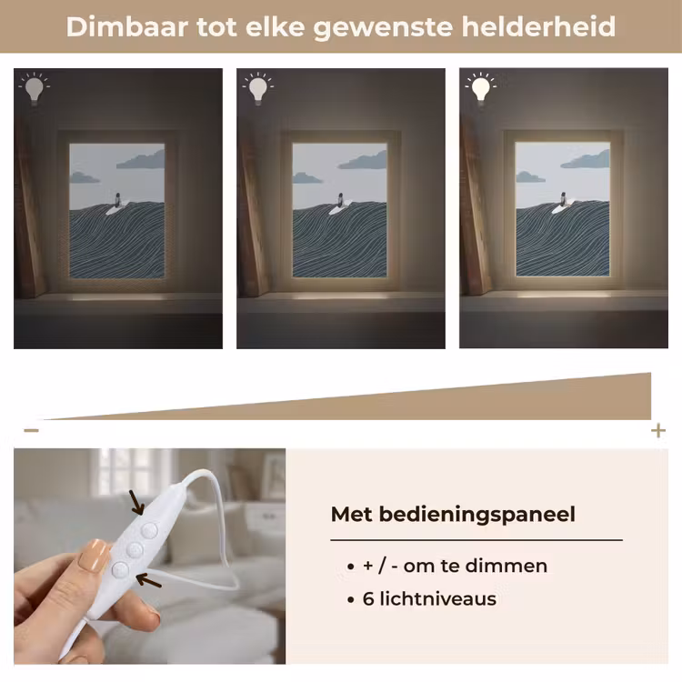 Gepersonaliseerde lightbox - Persoon - Surfen - Oceaan - Natuur - Modern — 8