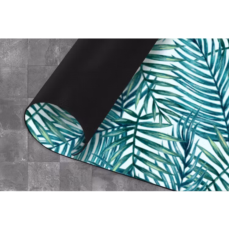 Keukenloper - Palmbladeren - Sierlijk - Blauw - Groen — 4