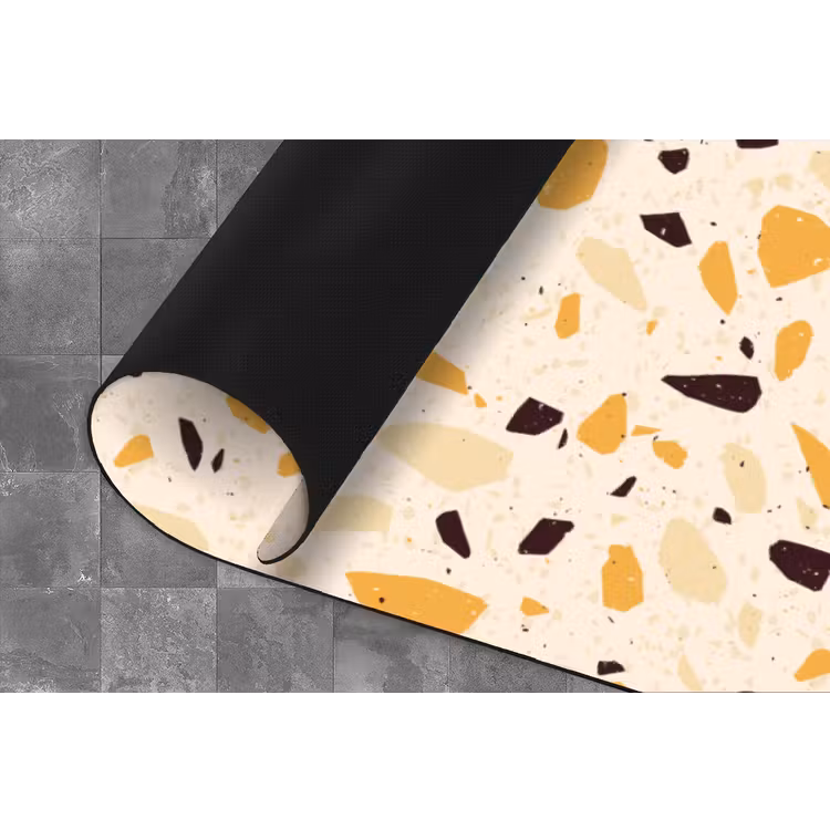 Keukenloper - Terrazzo - Patroon - Geel - — 4