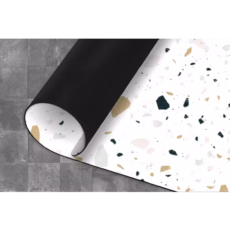 Keukenloper - Terrazzo - Patroon - Wit - Neutraal — 4