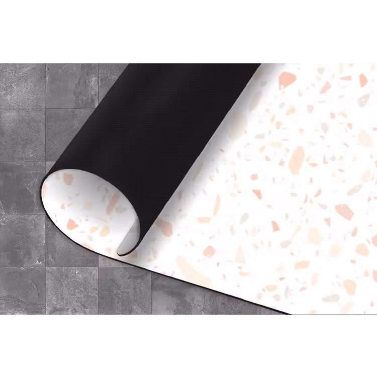 Keukenloper - Terrazzo - Patroon - Wit - Perzik — 4