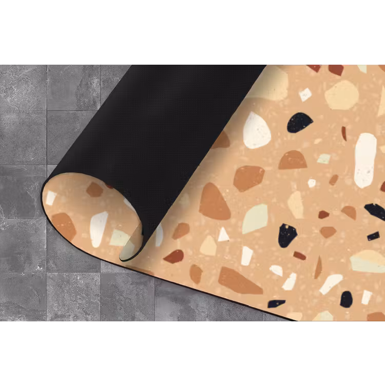 Keukenloper - Terrazzo - Patroon - Kleurrijk - Oranje — 4