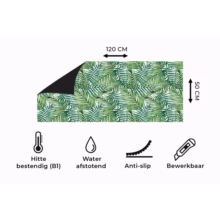 Keukenloper - Palmboom - Bladeren - Groen — 5